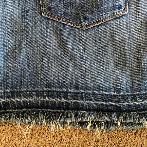 Hudson Jean Mini Skirt-Size 32 - Picture 6 of 11